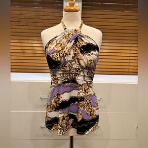 Cache medium halter top